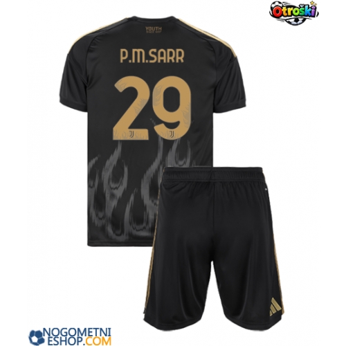 Otroški Nogometni dresi Juventus Pape Matar Sarr #29 Tretji 2026-27 Kratek Rokav (+ Kratke hlače)
